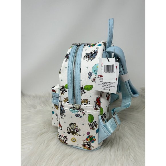 Disney Parks Loungefly Mickey & Minnie's Runaway Railway Mouse Mini Backpack - Picture 2 of 5